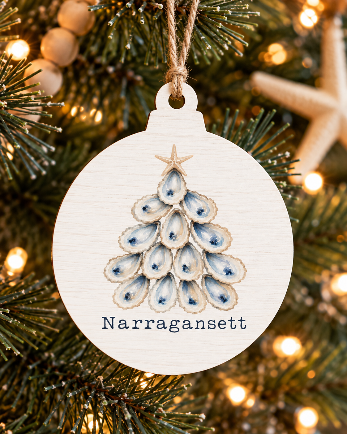 Oyster Tree Ornament | Narragansett