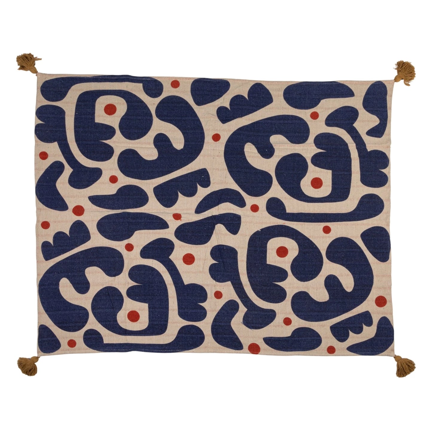 Two-Sided Recycled Cotton Throw