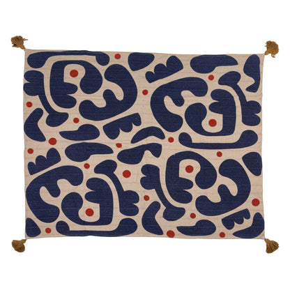 Two-Sided Recycled Cotton Throw