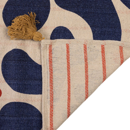 Two-Sided Recycled Cotton Throw