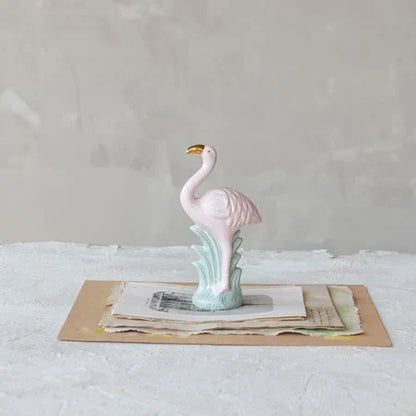 Stoneware Flamingo