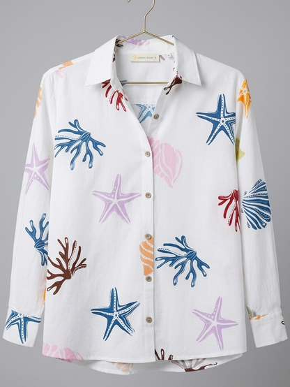 Coral Reef Button Down