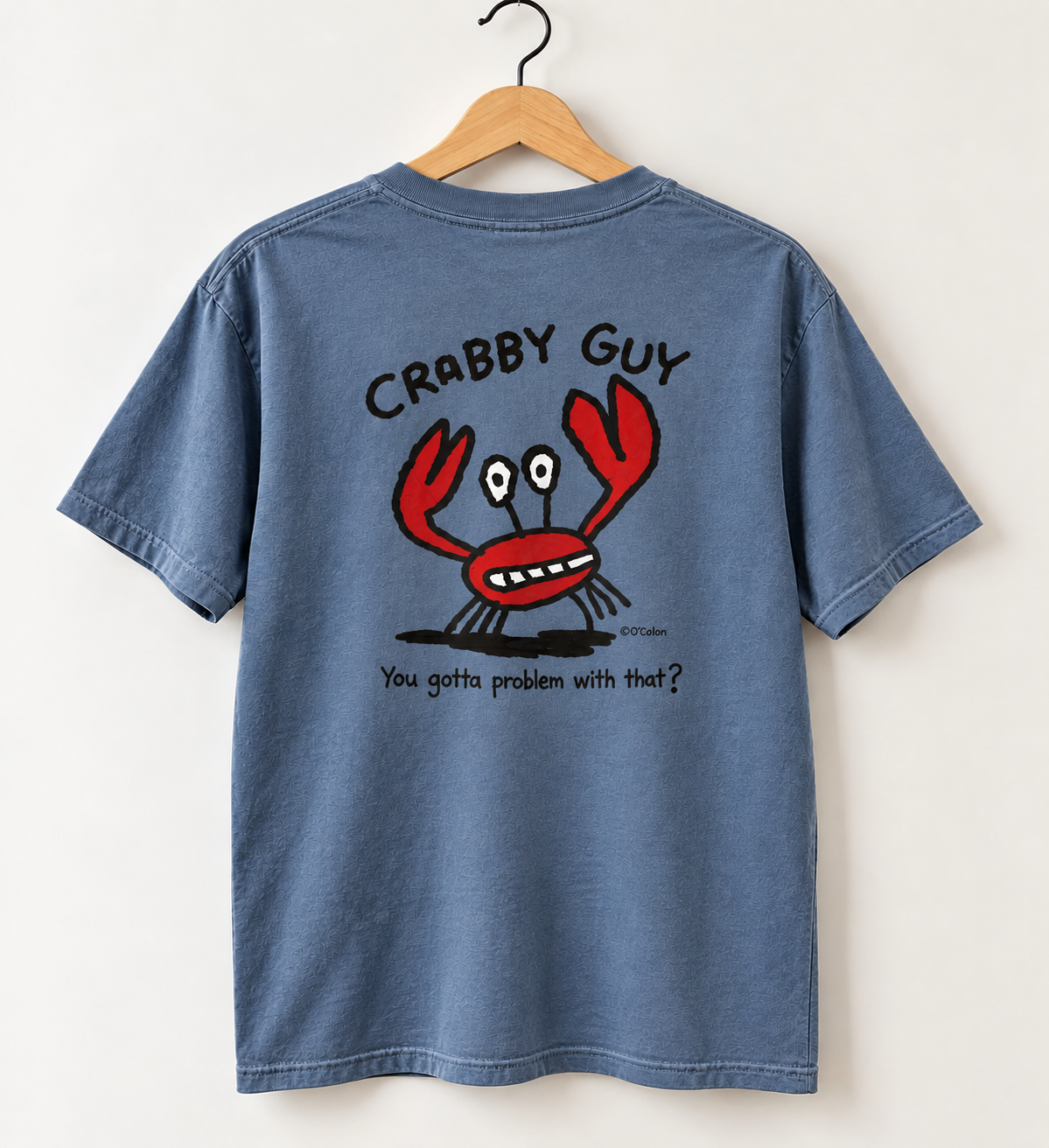 Crabby Guy Tee | Blue