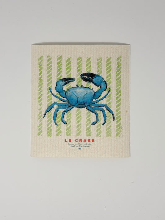 Crab Swedish Dish Cloth