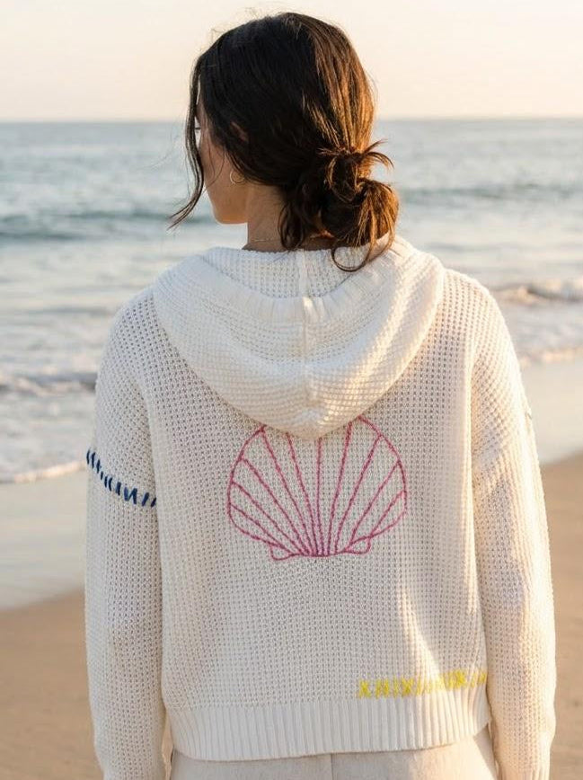 Coastal Knit Zip Up