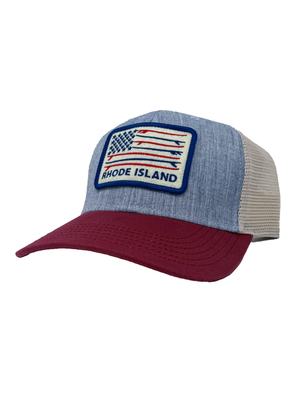 RI Surf Flag- Mesh Hat
