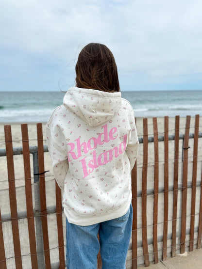 Rhode Island Floral Hoodie