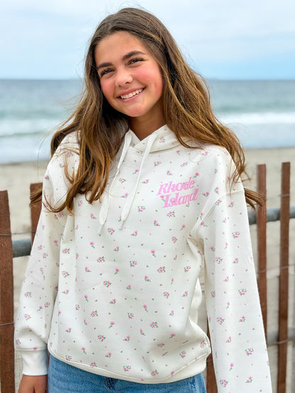 Rhode Island Floral Hoodie