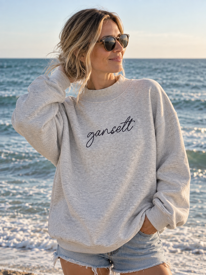 Gansett Mockneck- Grey