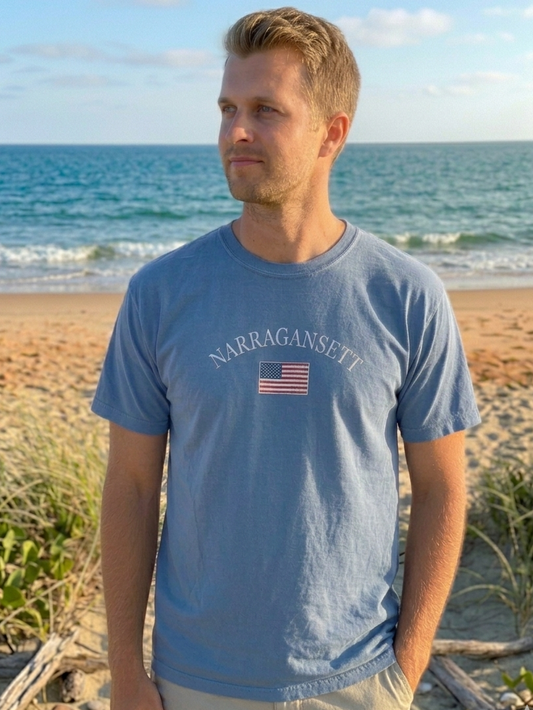 Narragansett Flag Tee