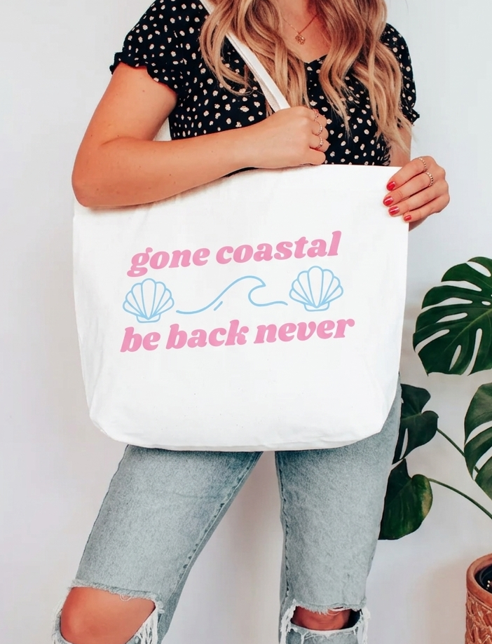 Gone Coastal Tote Bag