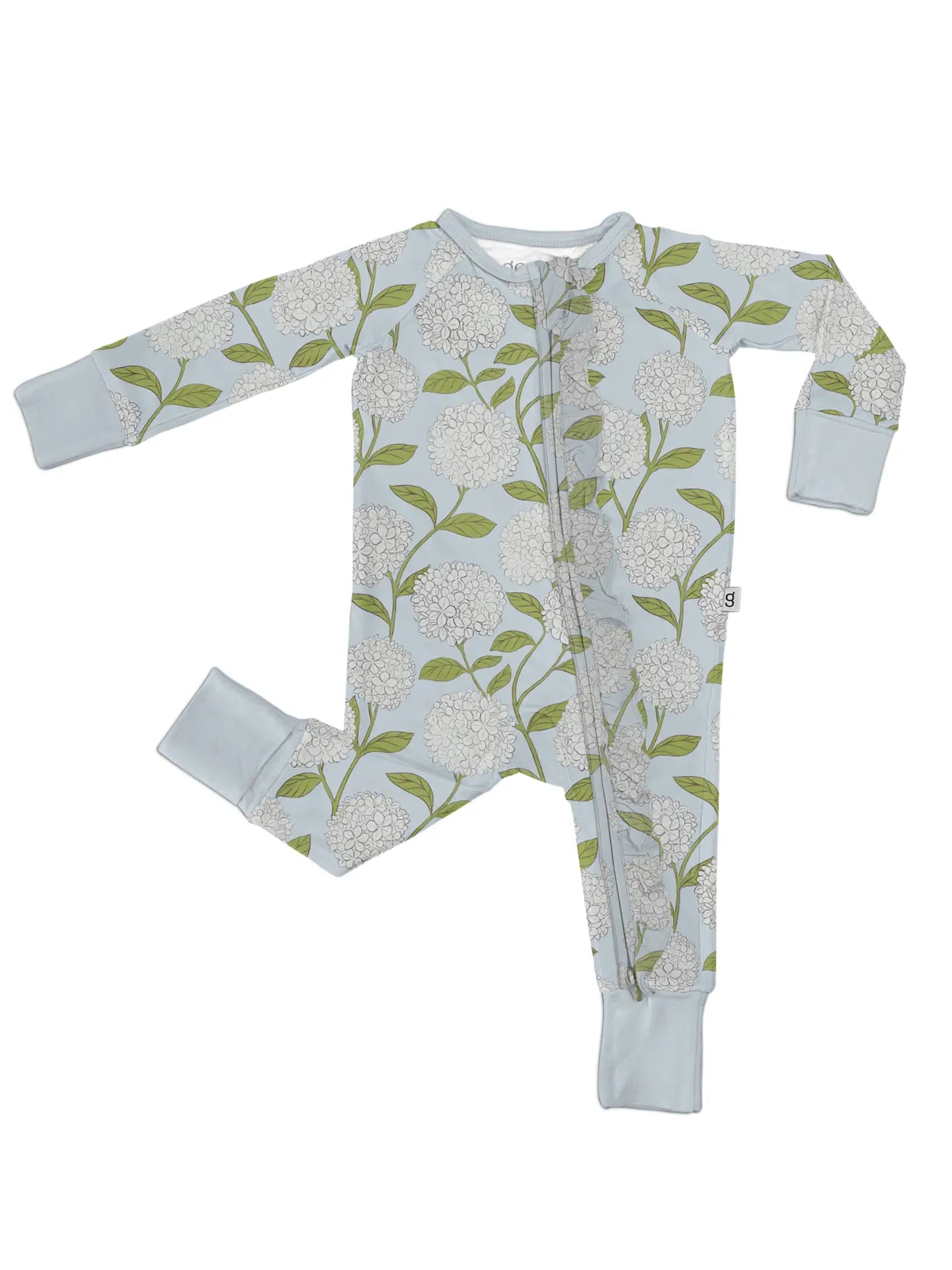Hydrangea 2 Way Zip Pajama