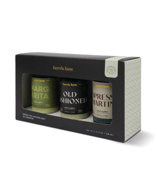 Classic Mini Cocktail Mixers