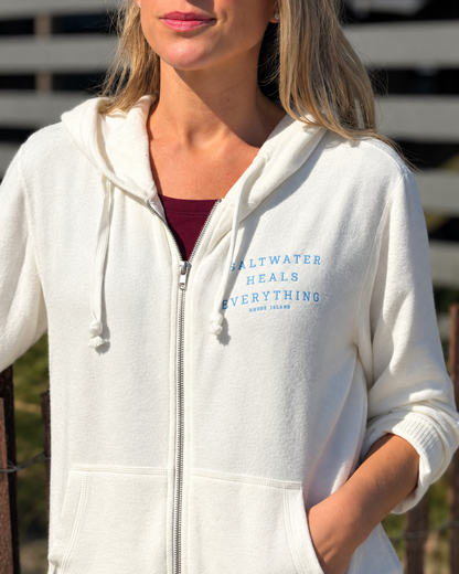 Saltwater Heals Everything Zip-Up