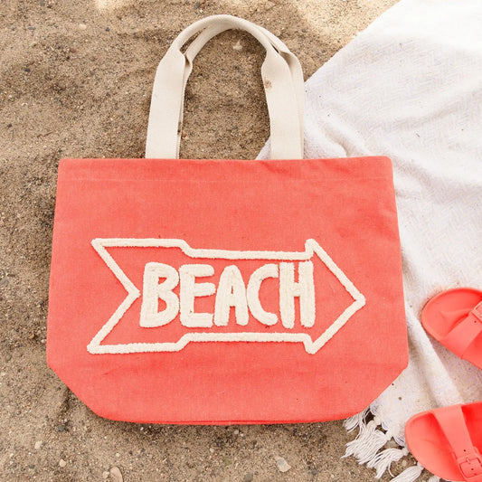 Beach Sign Tote Bag