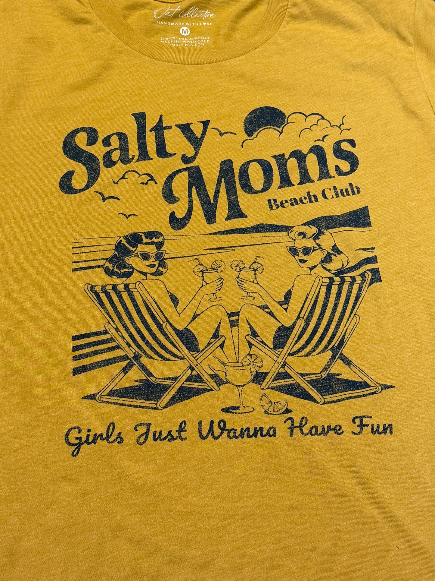 Salty Moms Beach Club Tee