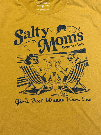 Salty Moms Beach Club Tee