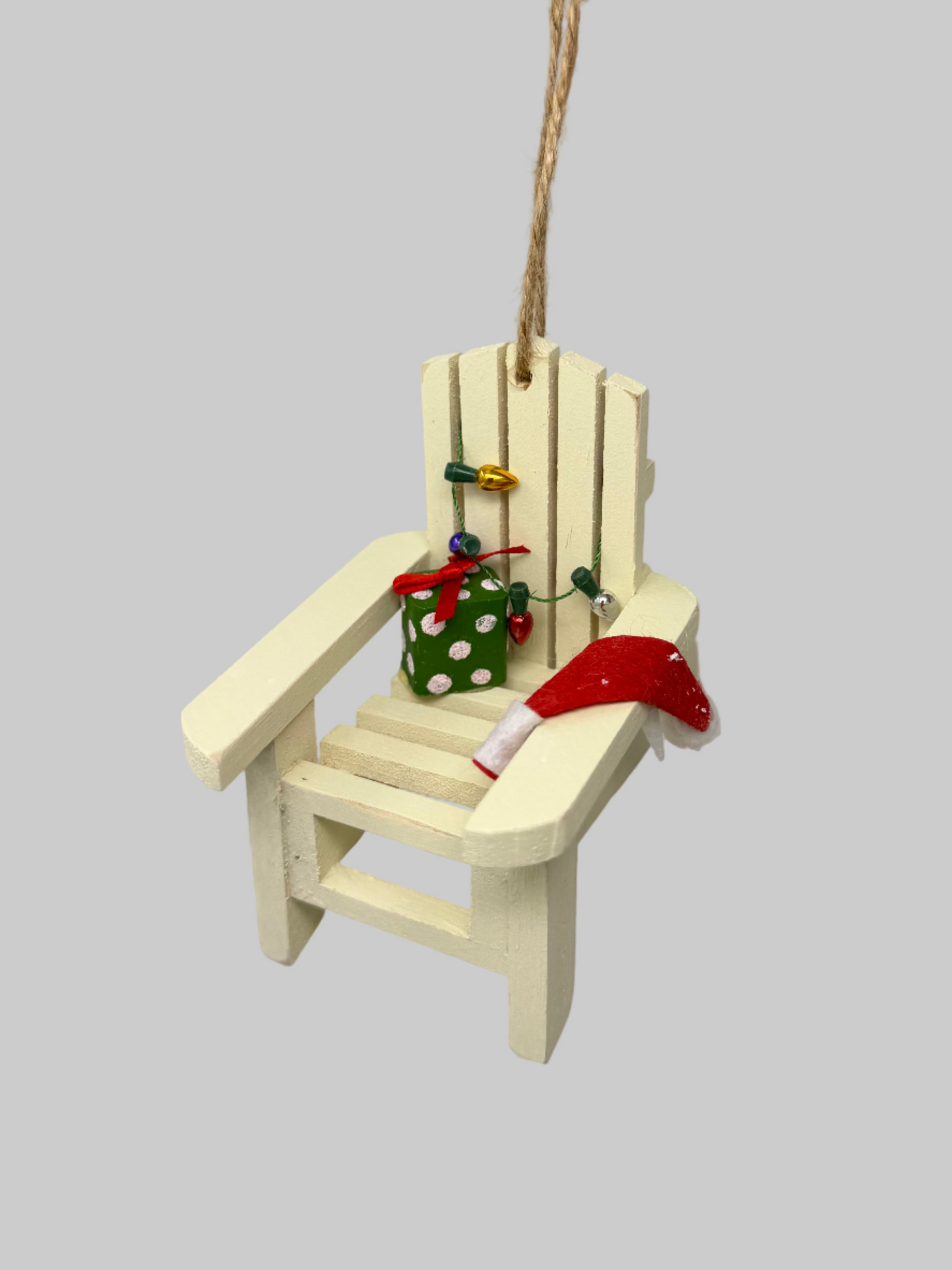 Coastal Christmas Adirondack Chair Ornament