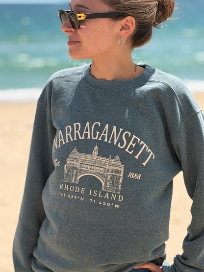 Narragansett Towers Burnout Sweatshirt