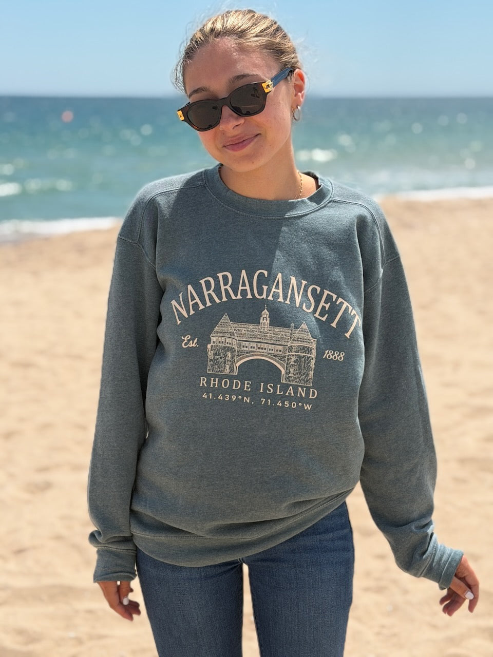 Narragansett Towers Burnout Sweatshirt