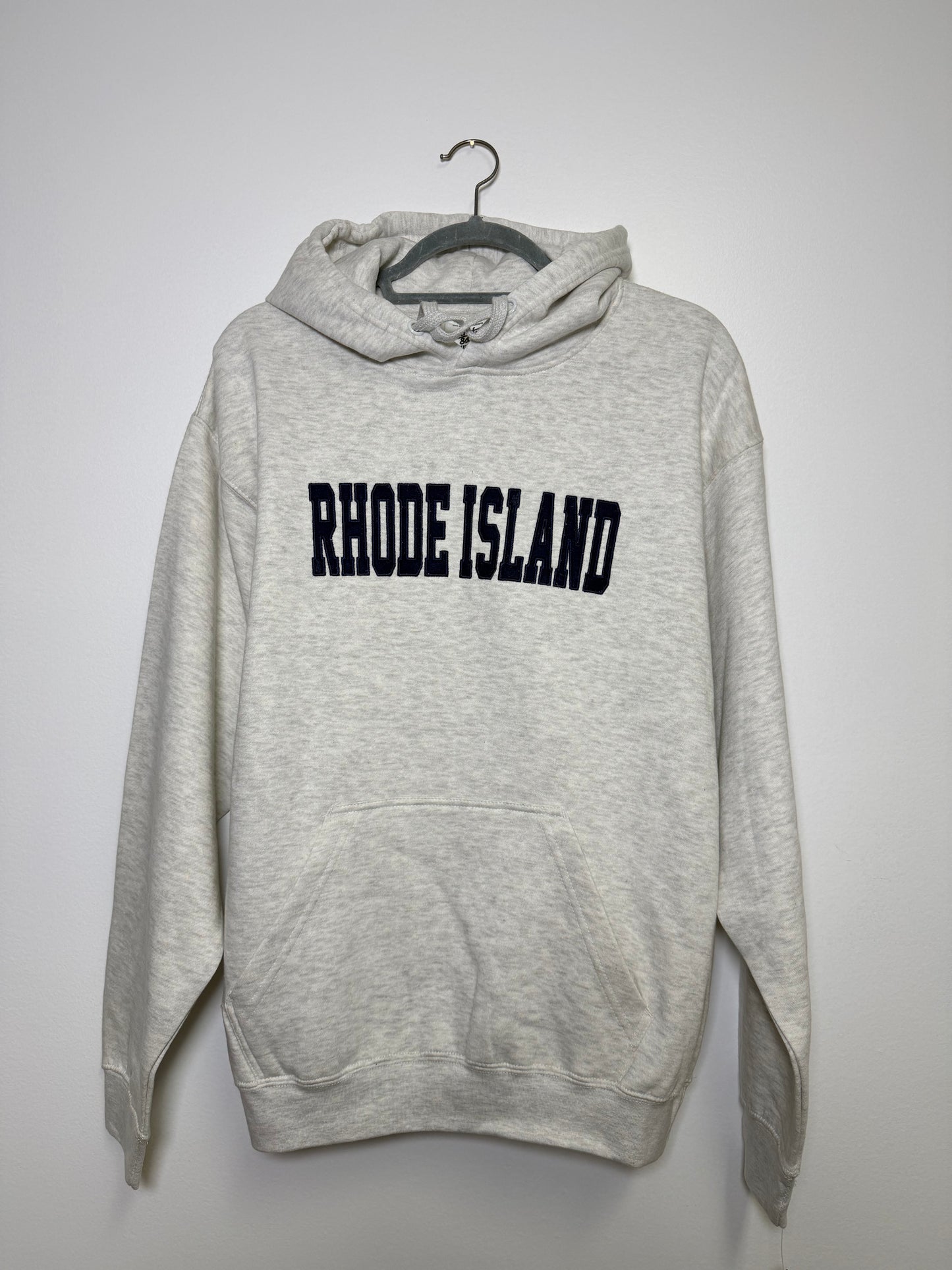 Classic Rhode Island Hoodie- Grey