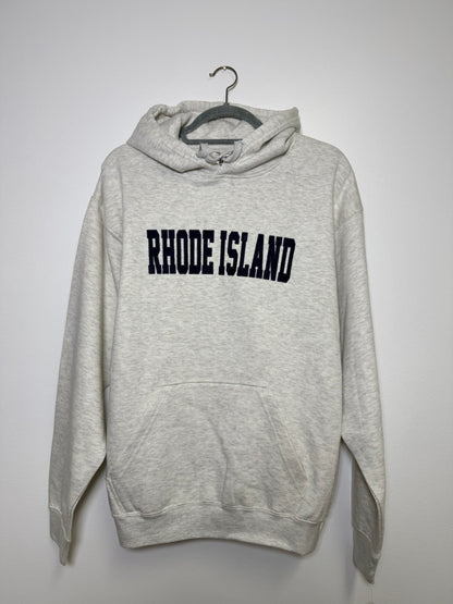 Classic Rhode Island Hoodie- Grey