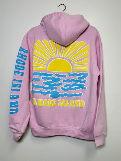 Pink RI WAVE Hoodie