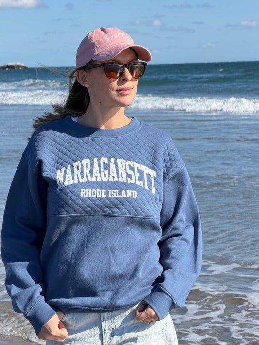 Quilted Narragansett Crew- Sweatshirt