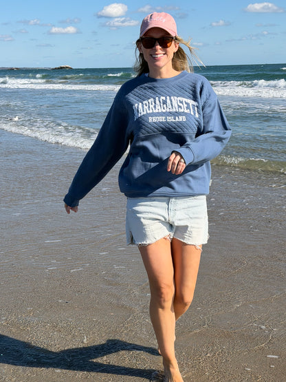 Quilted Narragansett Crew- Sweatshirt