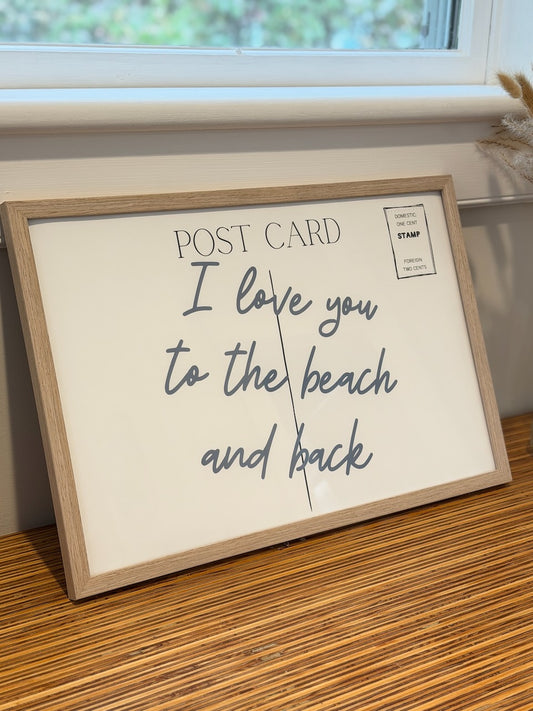 I Love You Post Card