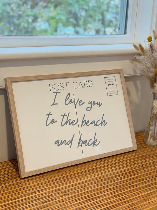I Love You Post Card