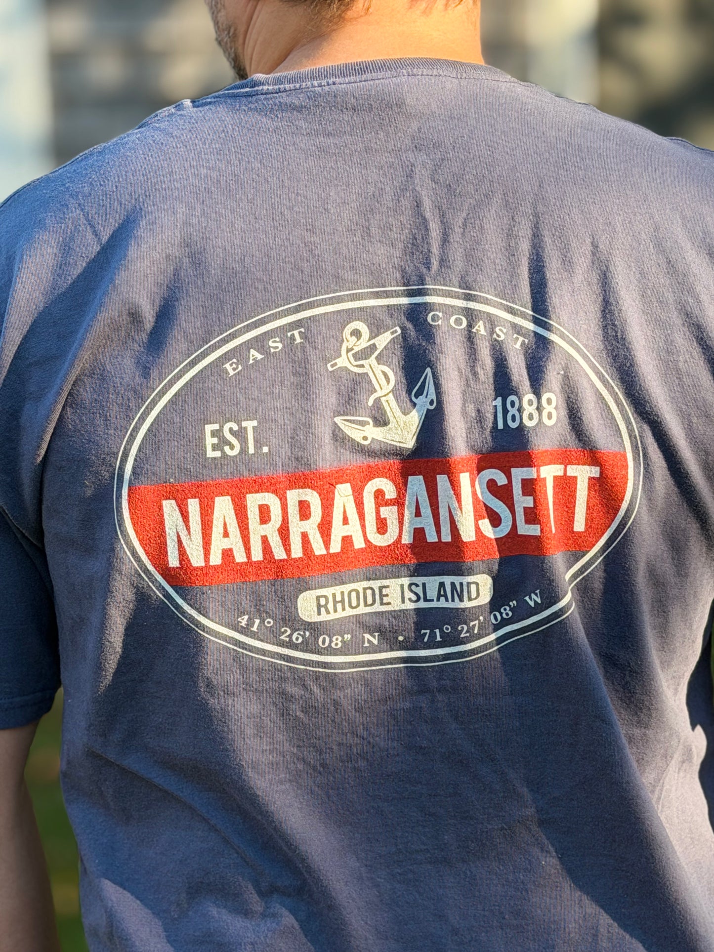 Narragansett Red Stripe Tee