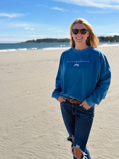 Narragansett Towers Sweatshirt Blue