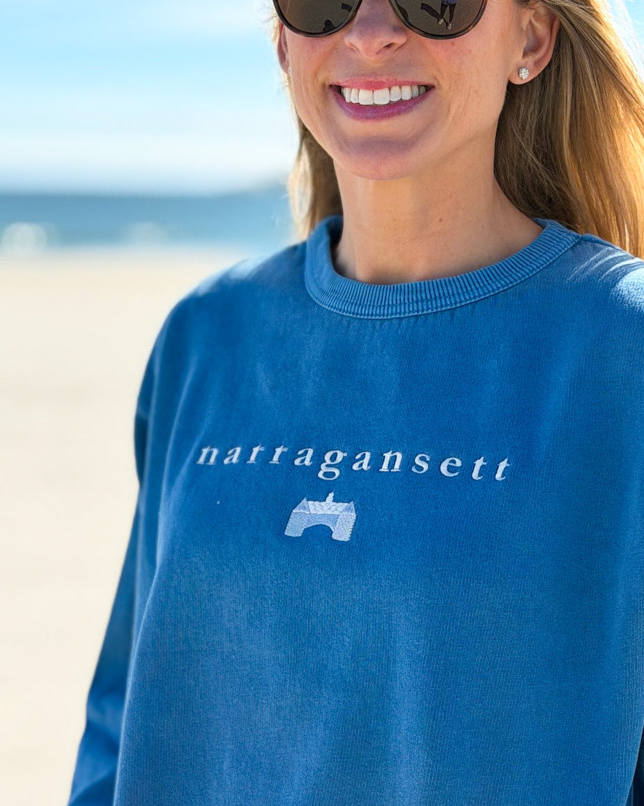Narragansett Towers Sweatshirt Blue