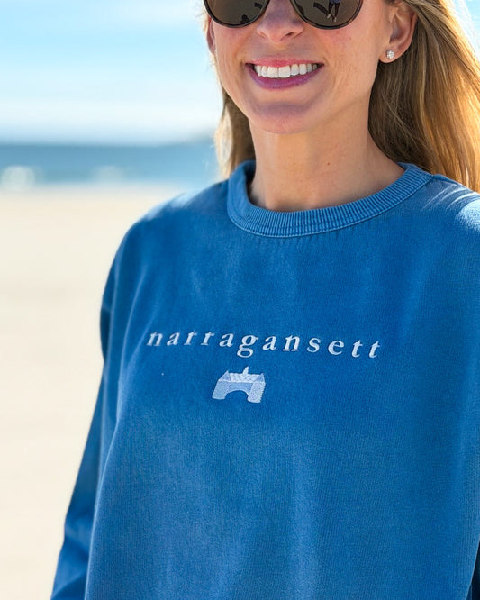 Narragansett Towers Sweatshirt Blue