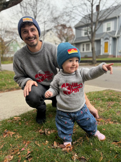 Little Lobster Alpaca Knit Sweater