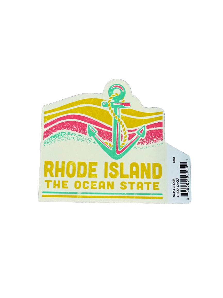 Rhode Island The Ocean State Sticker