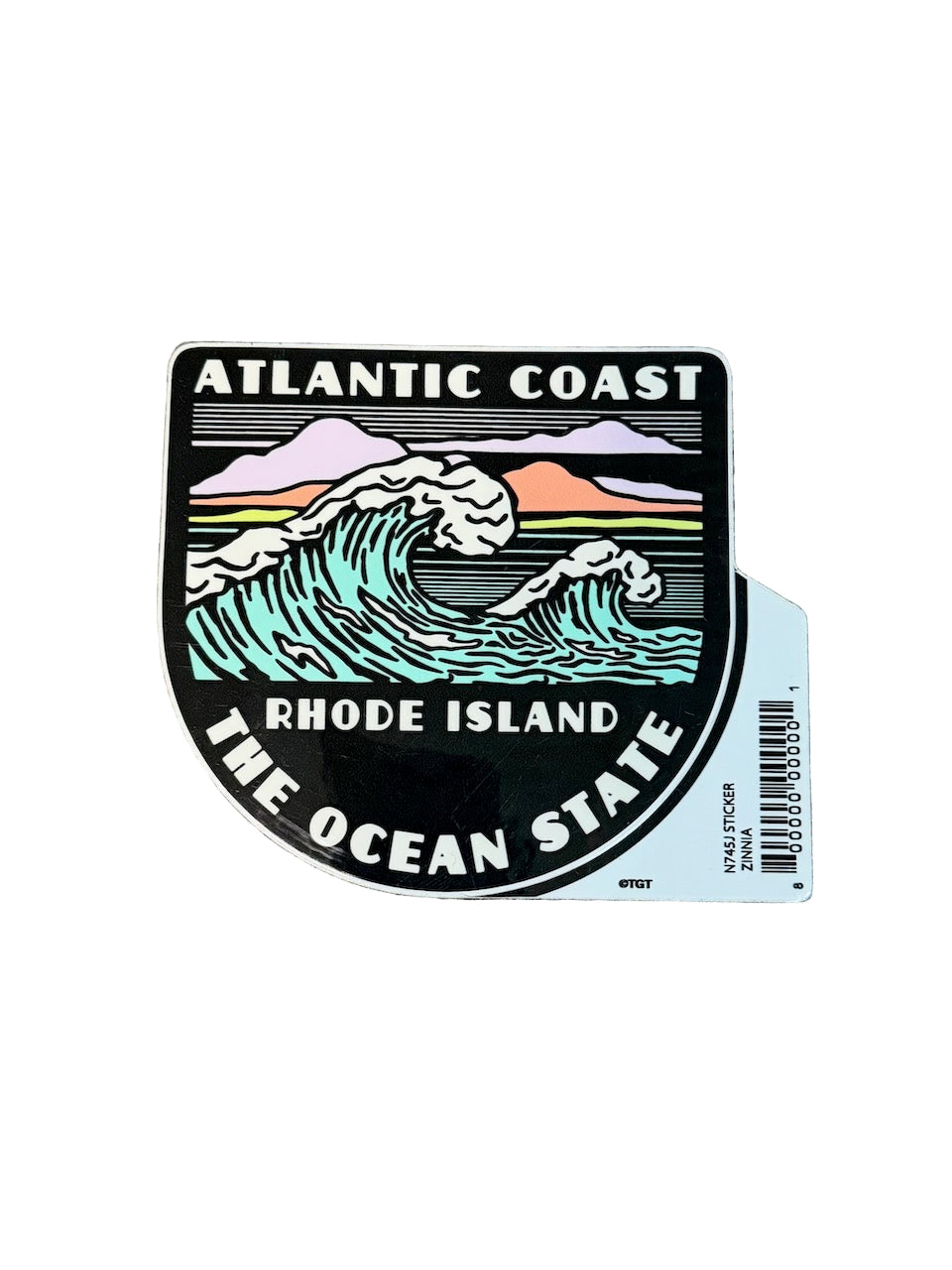 Atlantic Coast The Ocean State Sticker