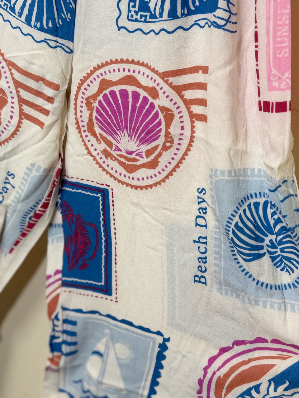 Postcard Print Jumpsuit