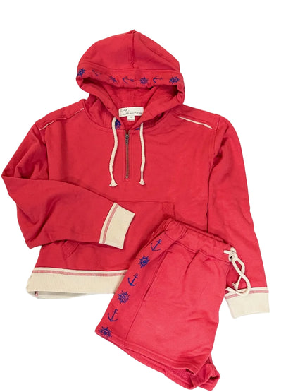 French Terry Nautical Shorts