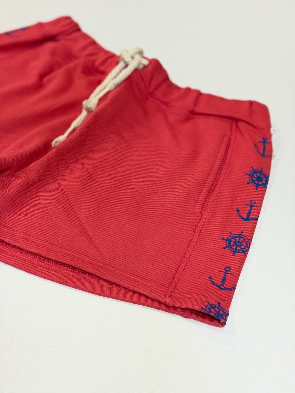 French Terry Nautical Shorts