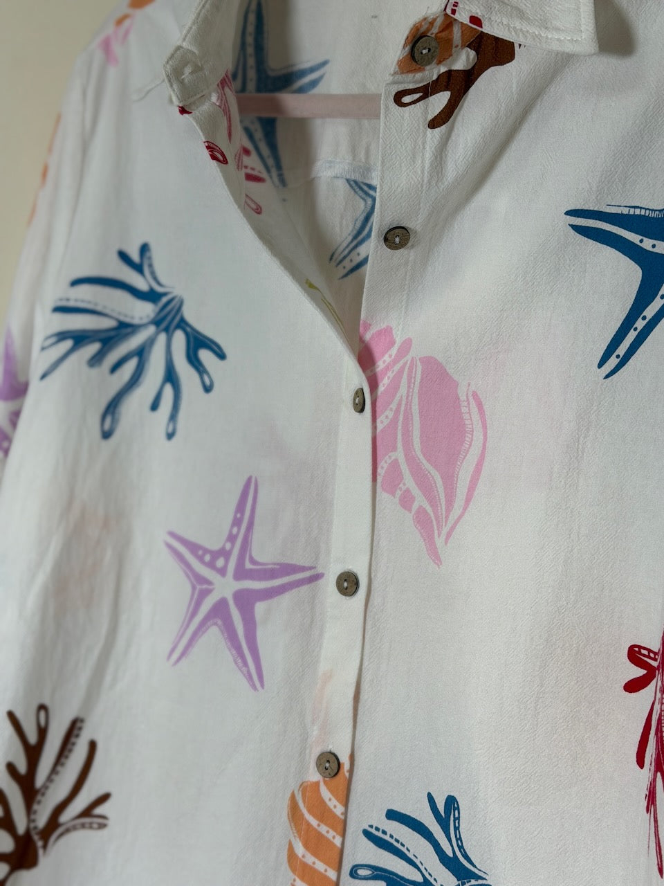 Coral Reef Button Down