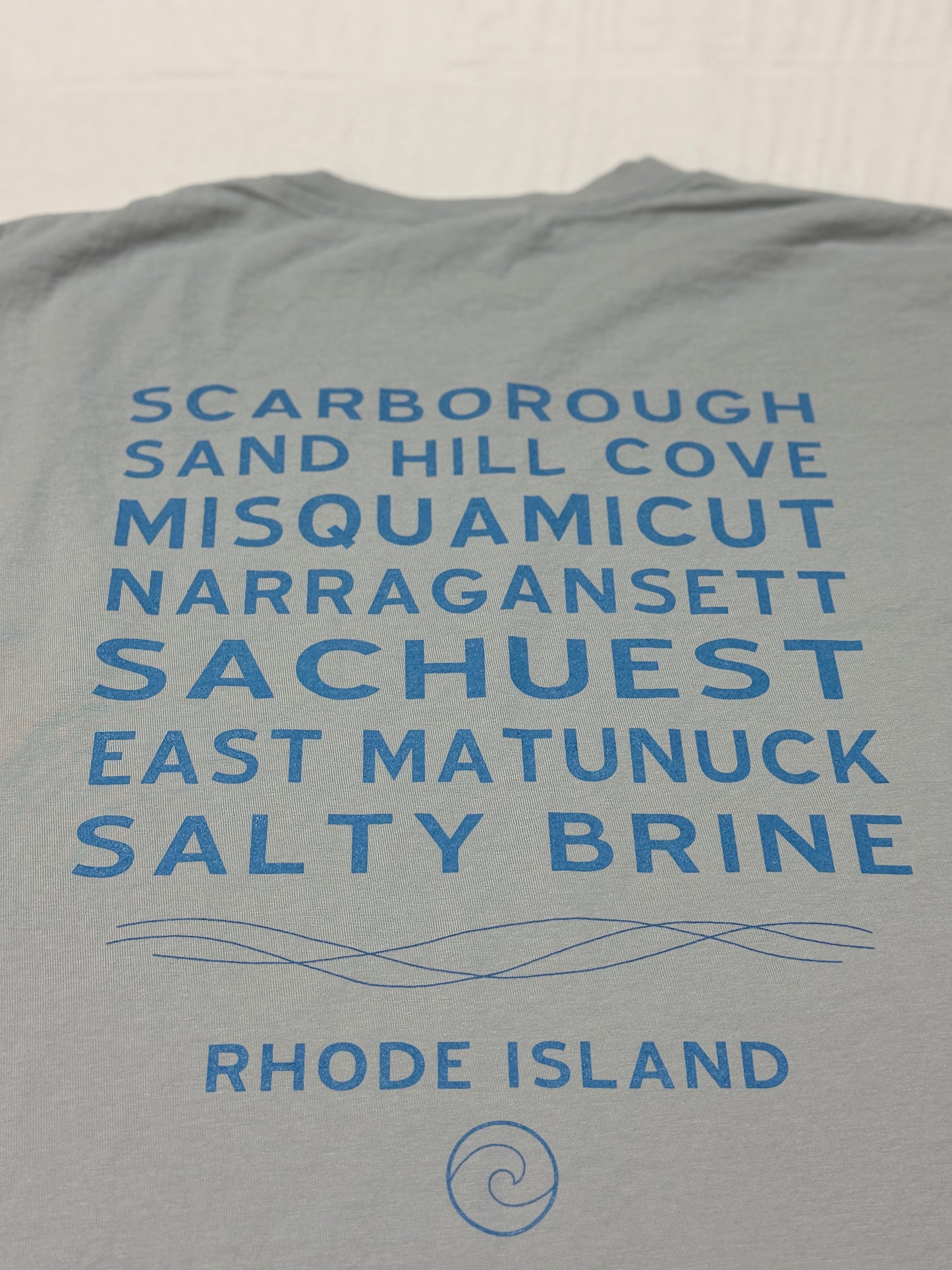 Rhode Island Beach List Tee