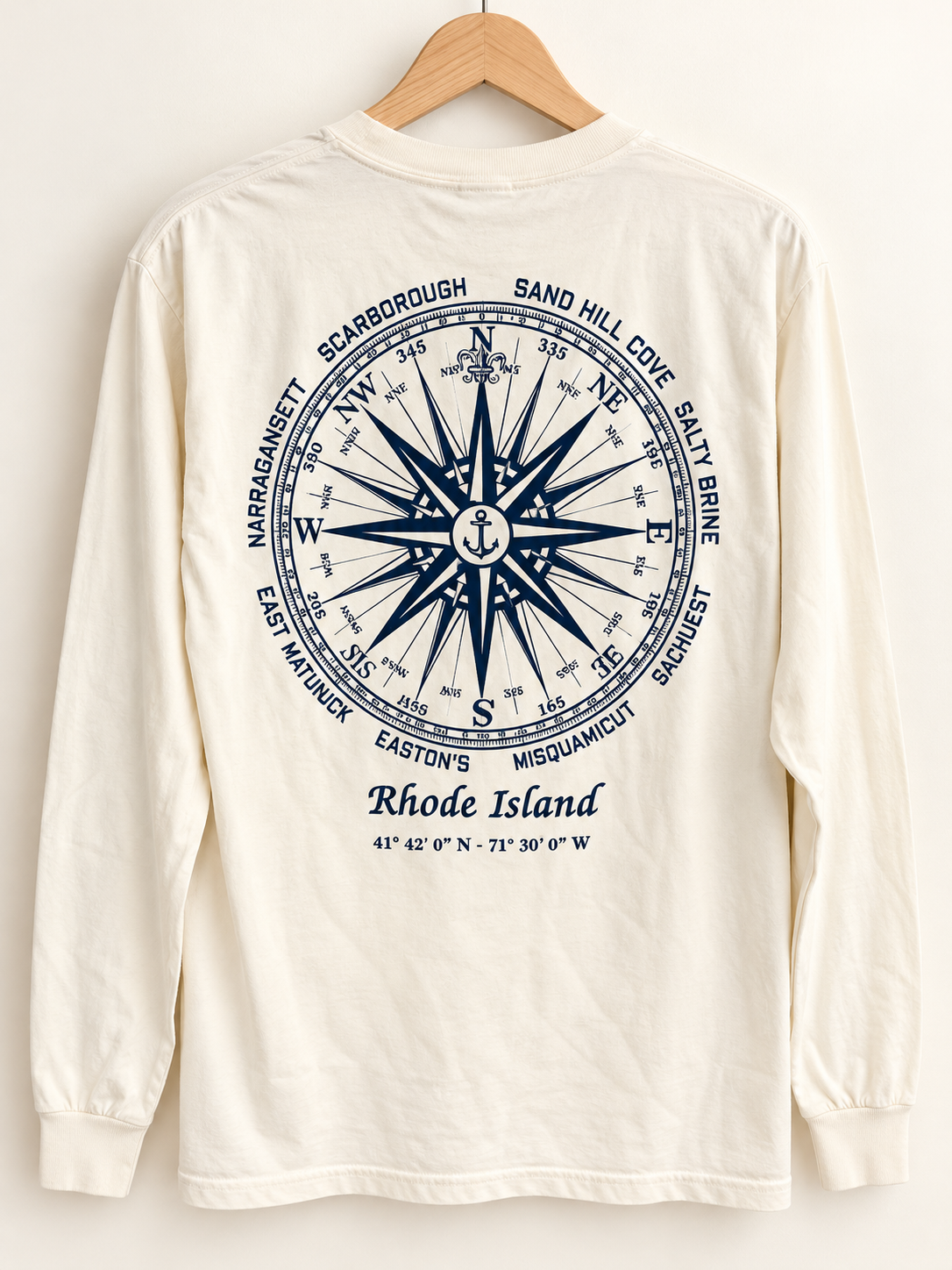 Classic Compass Long Sleeve | Ivory