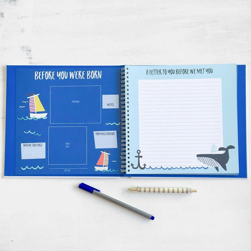 Baby's First Year Memory Book - Whale