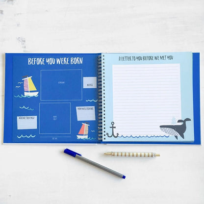 Baby's First Year Memory Book - Whale