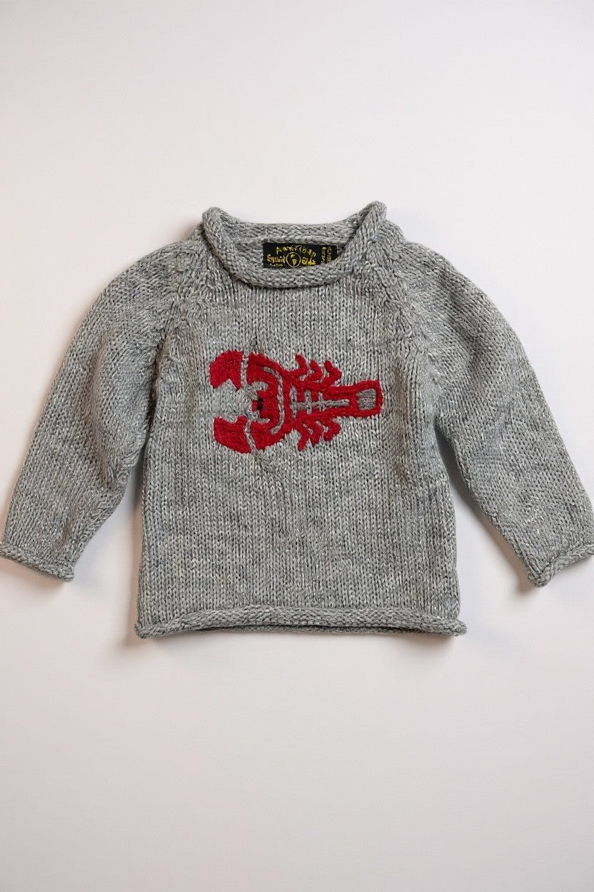 Little Lobster Alpaca Knit Sweater