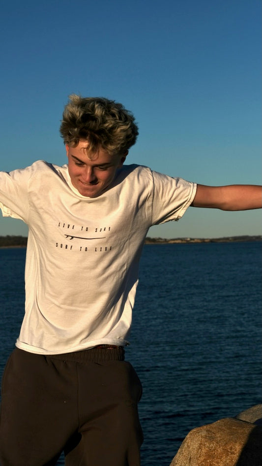 Live to Surf Tee
