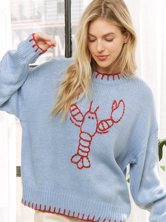 Lobster Pullover Sweater