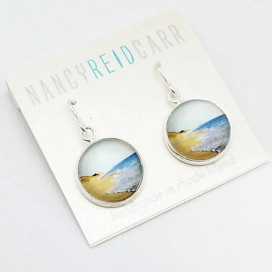 Water Earrings - Golden Shore Drop